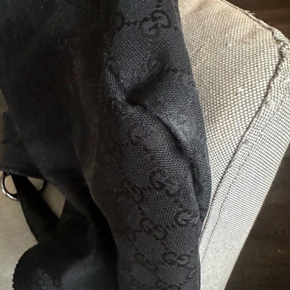 Gucci Vintage Large Canvas Horsebit Hobo Bag - Picture 9 of 12